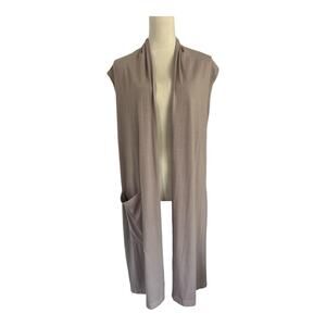 Bryn Walker Edmund Vest Womens Med Bamboo Organic Cotton USA Lagenlook Artsy